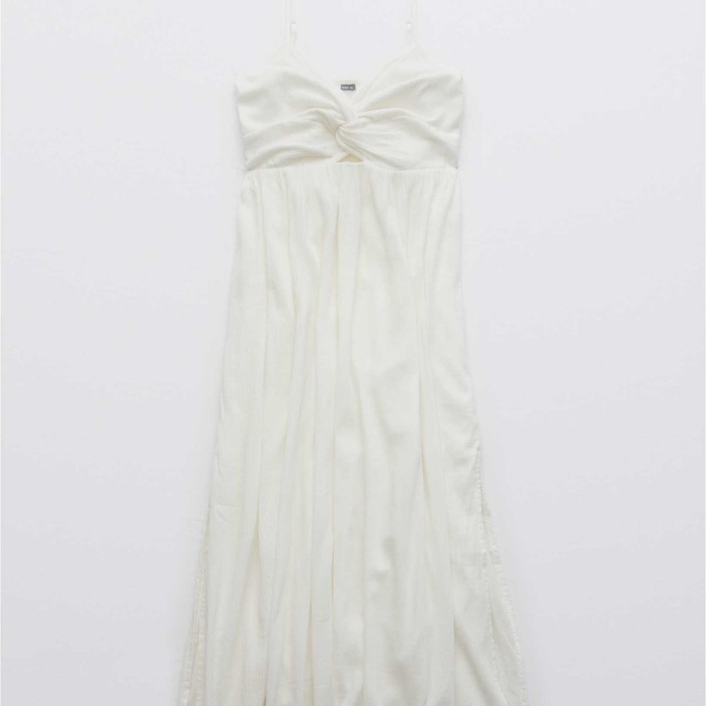 NWOT aerie front twist midi dress size xs
